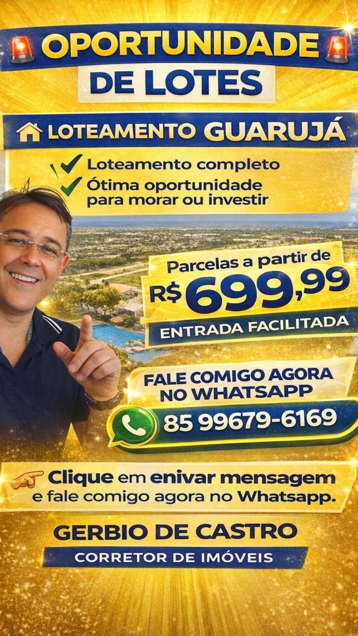 Loteamento Guarujá  , loteamento completo de tudo 