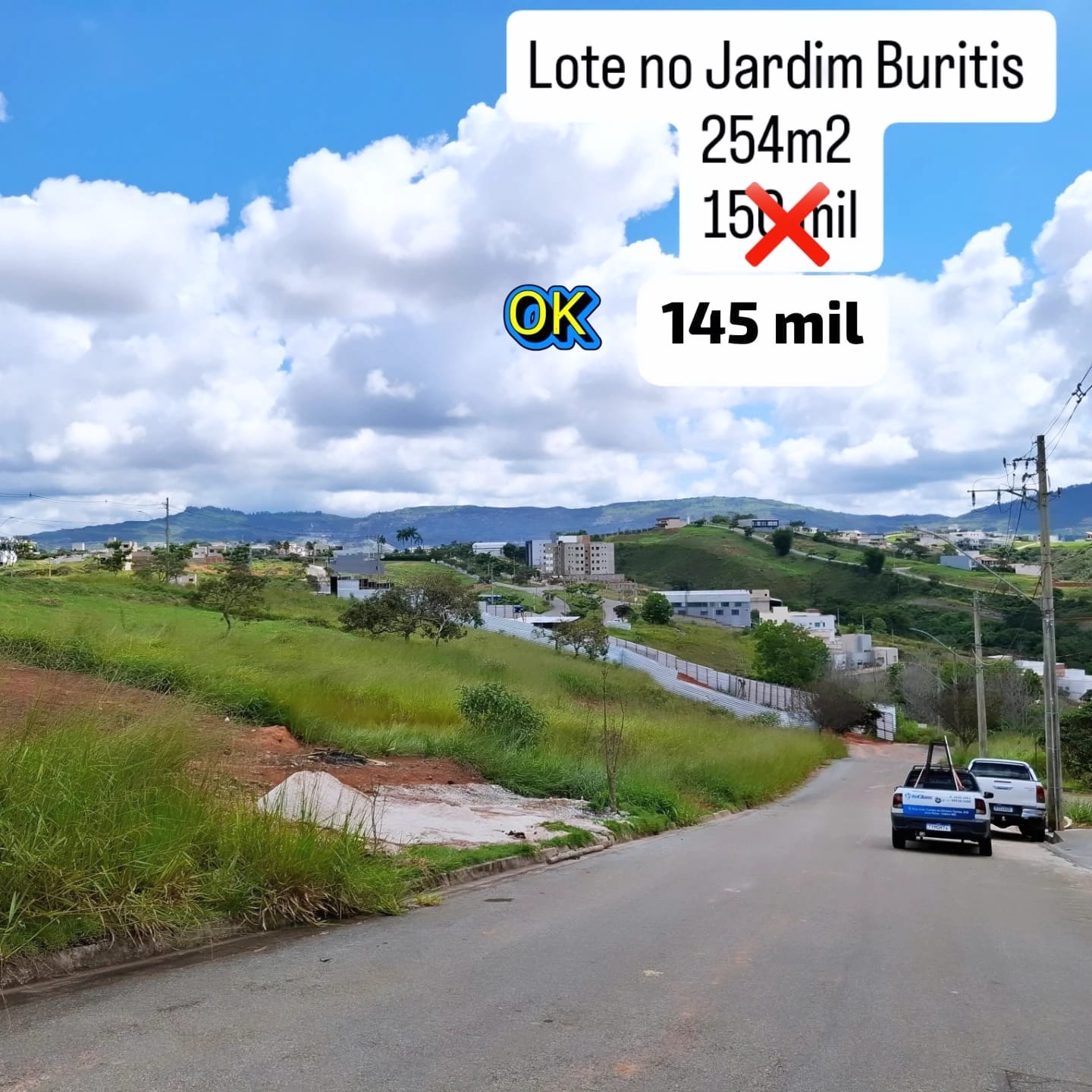 Lote no Jardim Buritis em Itabira-MG 