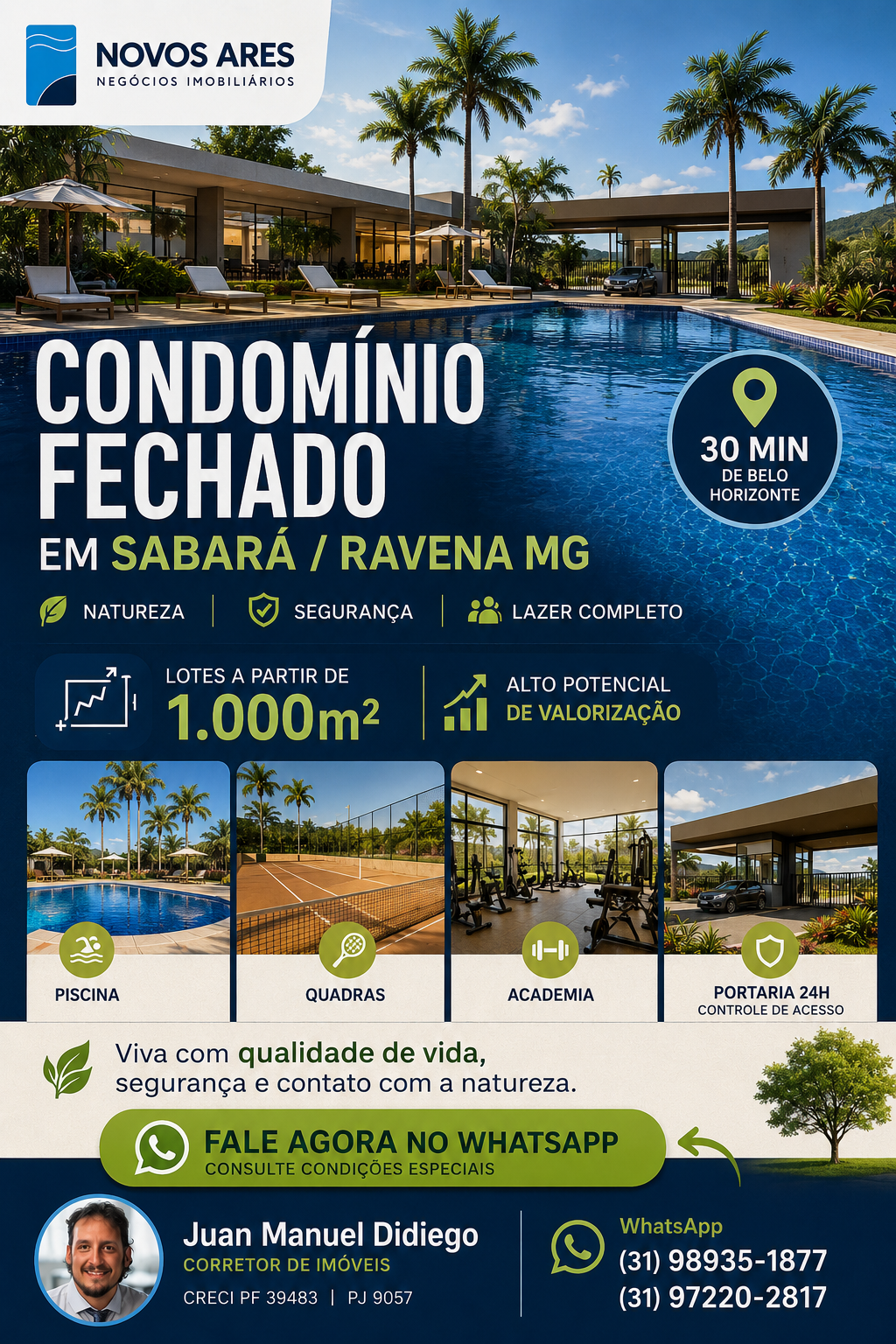 CONDOMÍNIO JARDIM DAS GERAIS | LOTEAMENTO, LAZER COMPLETO 