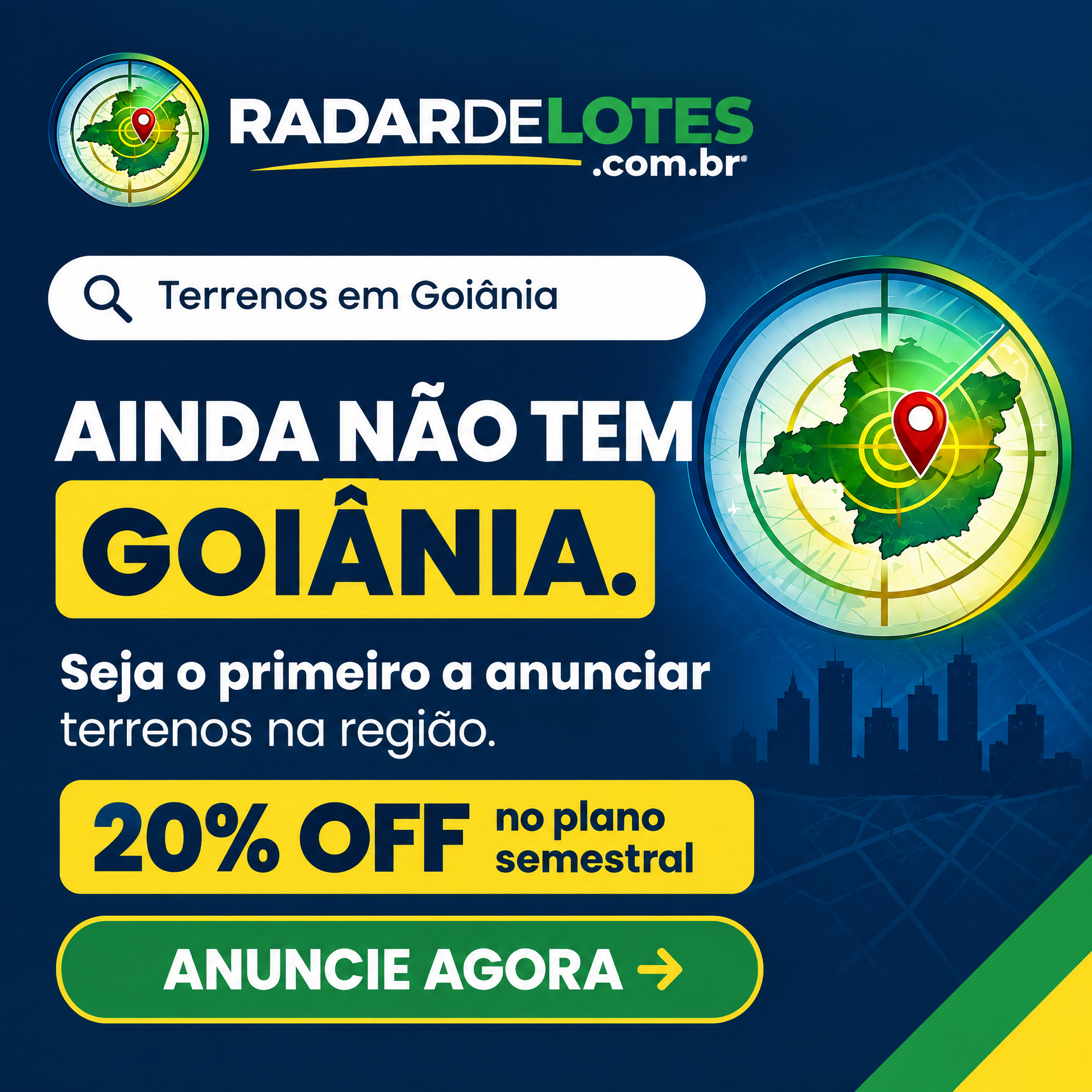 Lote no centro em Goiânia - Go