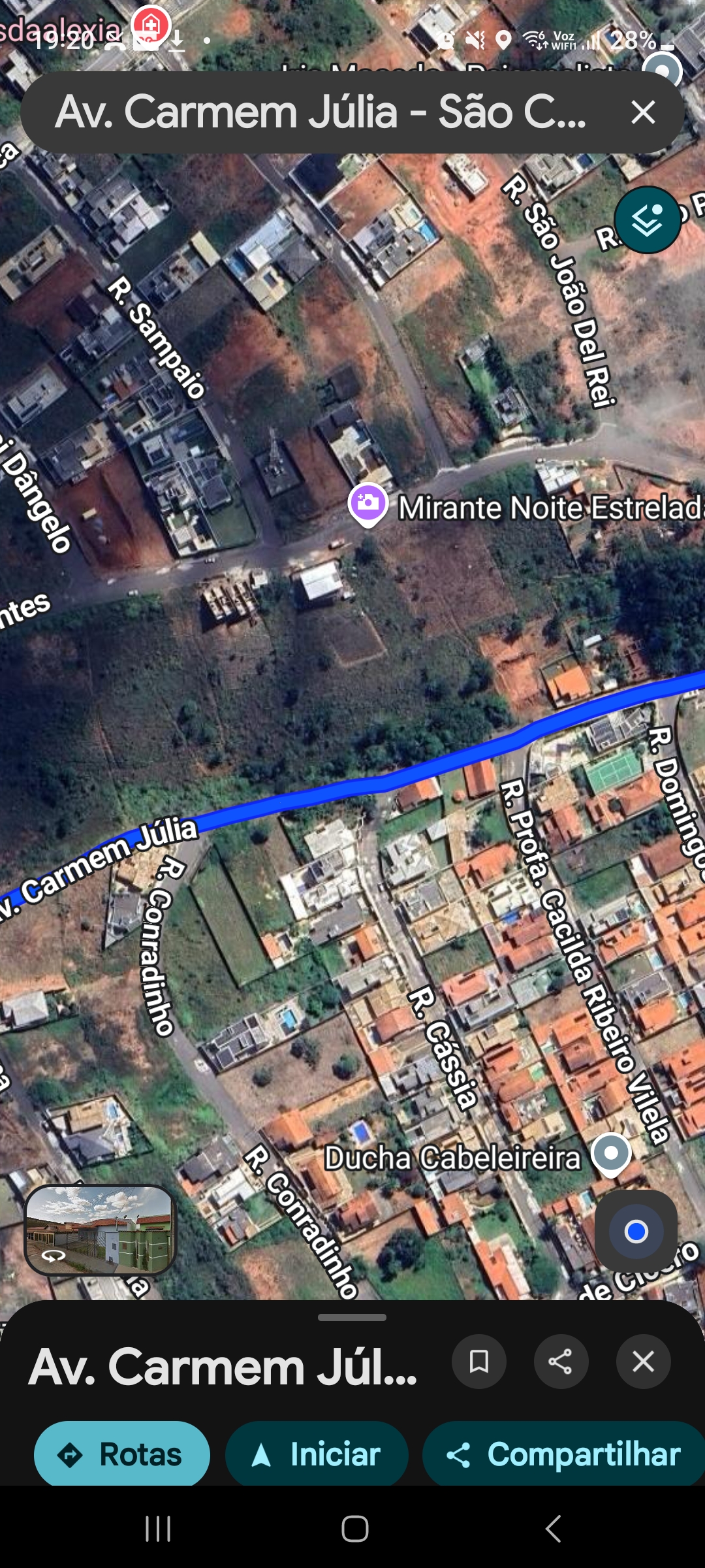 Lote de 800m2 em avenida bairro Sao Conrado 