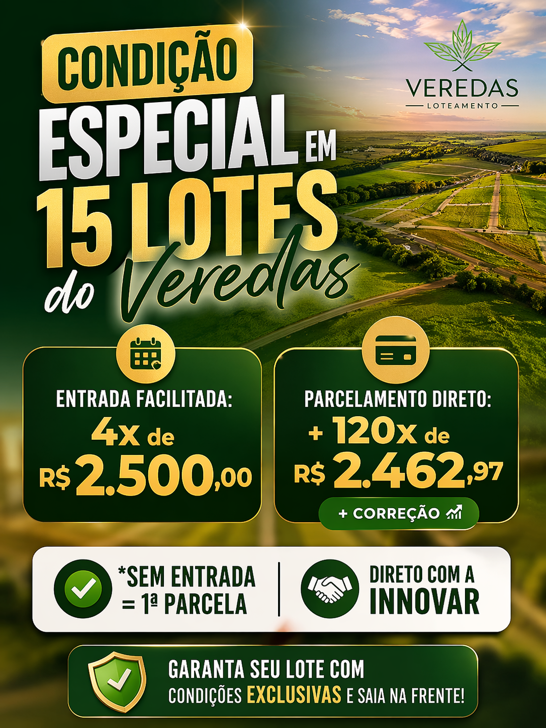 Lote 360 metros de esquina 