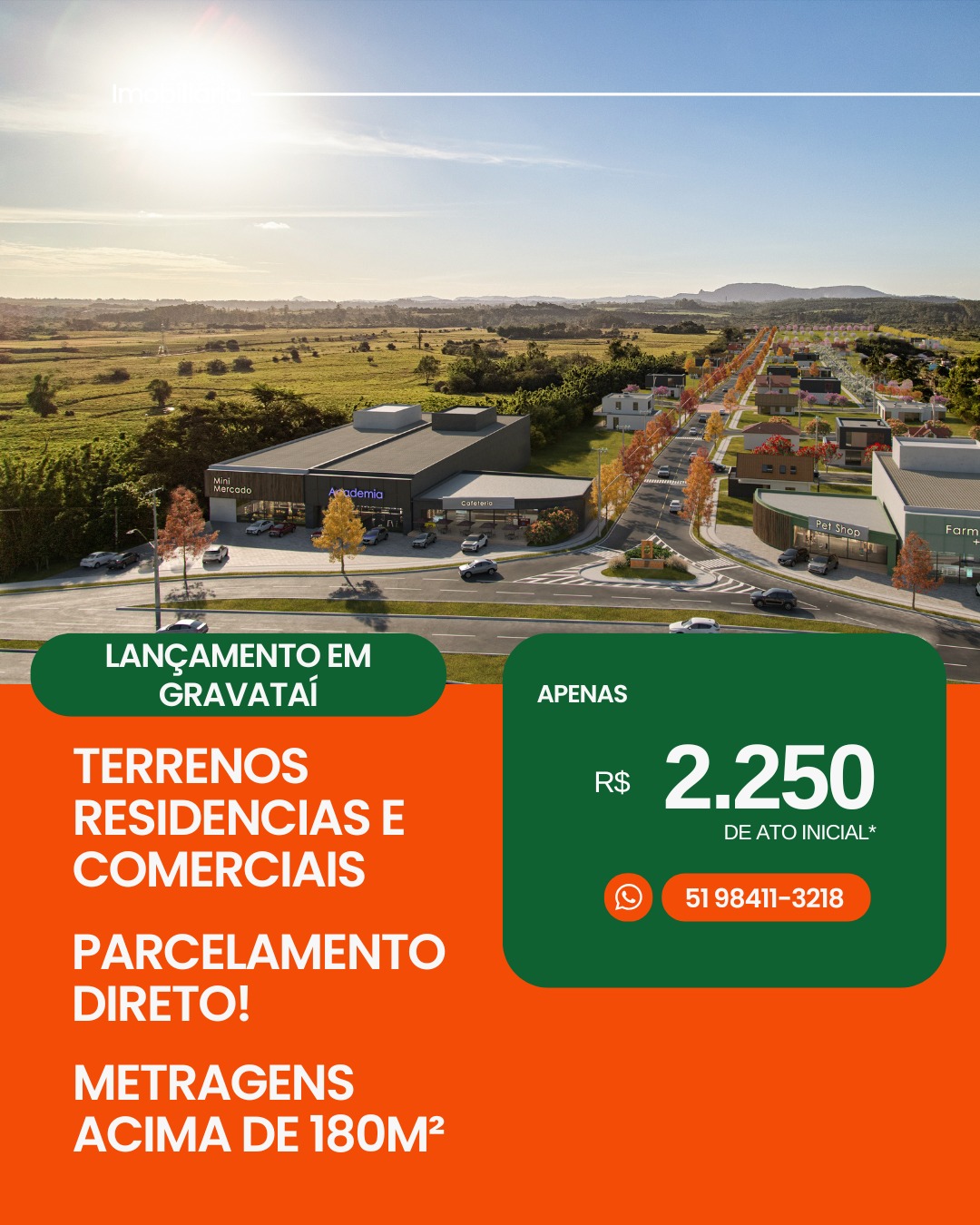Terreno em ótima localização em Gravataí 